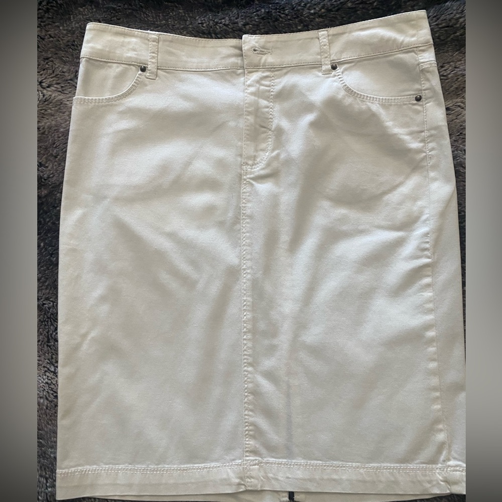 Zara white skirt
